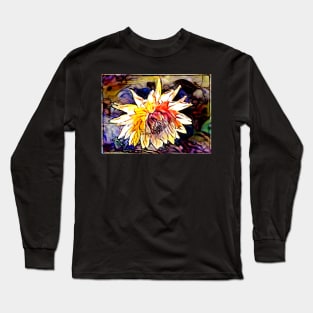 The Abstracted Dahlia Long Sleeve T-Shirt